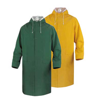 代爾塔 407005滌綸風衣版連體式 防護雨衣PVC高質量 松緊袖口雨披