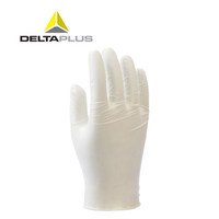 代爾塔 201372帶粉乳膠一次性手套 超強防水密封性 可用于食品加工