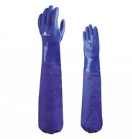 代爾塔 201766超長袖口PVC防護手套 耐酸堿 耐油 防化學手套