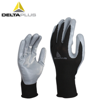 代爾塔 201715丁腈掌面涂層 精細操作手套 防油 抗撕裂 工作手套