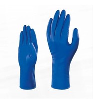 代爾塔 201383加厚無粉乳膠手套一次性實驗室超厚3級防護手套