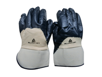 代爾塔 201170安全袖口重型丁腈 涂層3/4防護手套 腕部防護 耐熱耐油